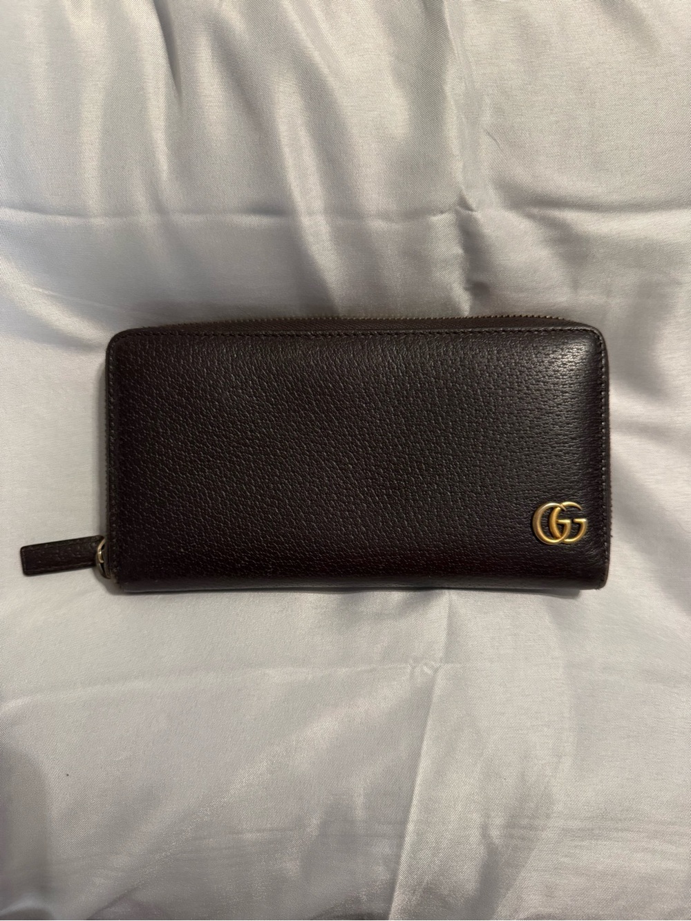 Authentic Gucci GG Marmont Zip Around Wallet